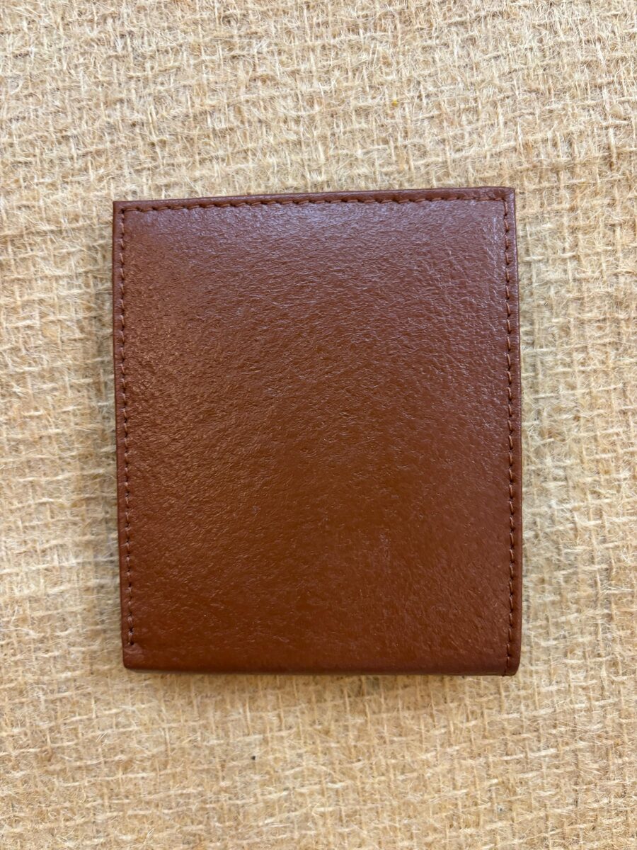 Wallet in areca vegan leather
